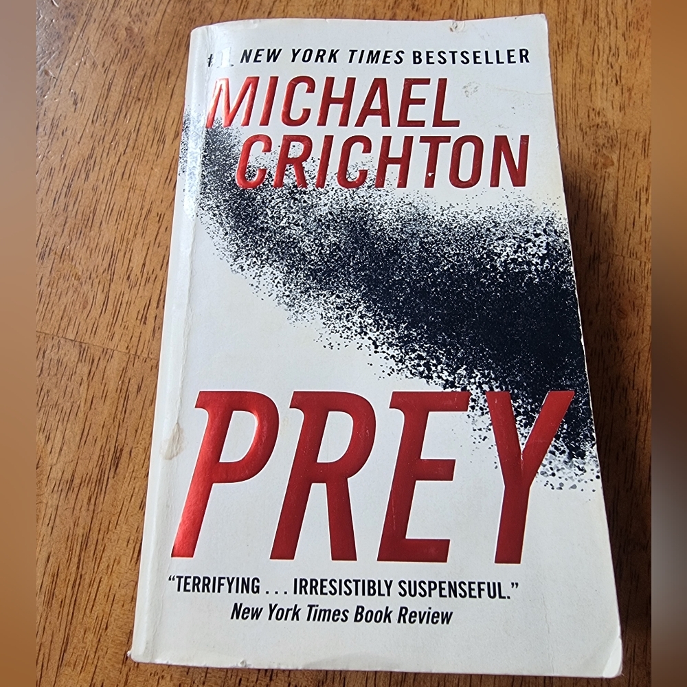 Michael Crichton 'PREY' Softcover Vintage Book